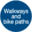 Walkways and bike paths
