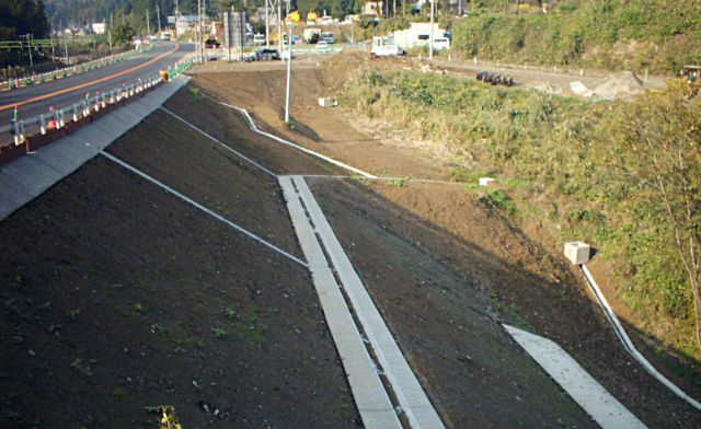 国道17号 上片貝地区災害復旧工事